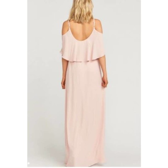 Show Me Your Mumu Caitlin Ruffle Maxi Dress Small - Picture 2 of 12